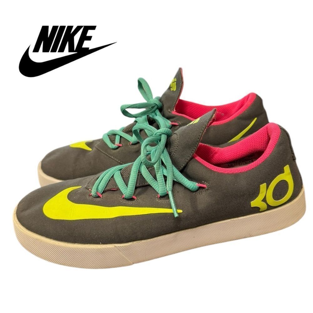 Nike KD VULC (GS) Kids 642085-004 Grey Tennis Shoes Sneakers 7 7Y